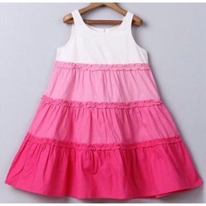 Pink Tiered Layered Sun Dress 9m-8years